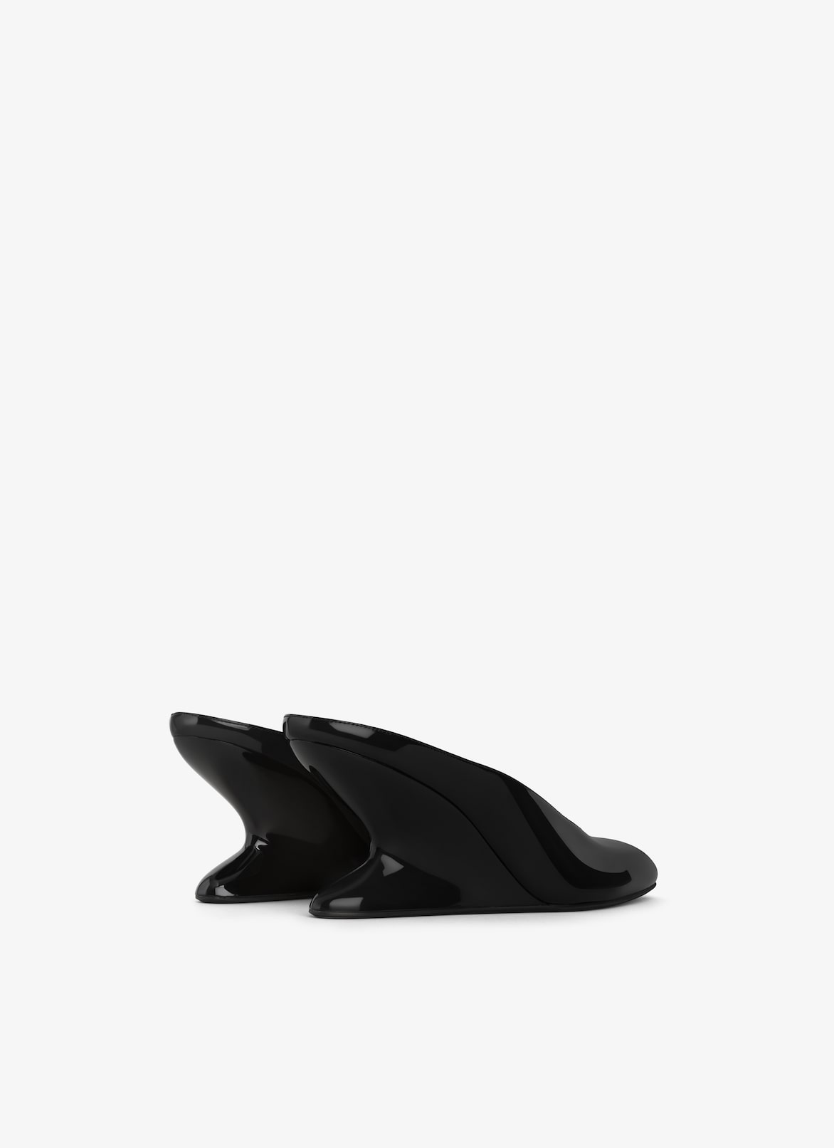 CURVE WEDGE MULES ALAÏA BLACK CURVE WEDGE MULES